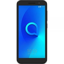Alcatel 1 (2019) 5033E 4G LTE 5인치 디스플레이 16GB 8MP 쿼드 코어 안드로이드 오레오 월드 와이드 언락 (블랙)