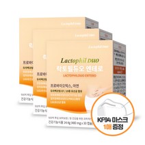 여성 유산균 프로바이오틱스, 락토필듀오 엔테로 30캡슐x3박스, 없음