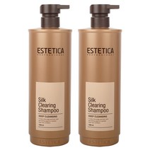 에스테티카 실크 클리어링 샴푸 1500ml (2세트) 온가족샴푸 딥클렌징 손상된 모발영양 갈라짐방지 대용량 미용실추천, 2개