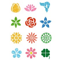 대문닷컴 스텐실 도안(ST-6079)꽃문양모음