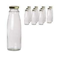 서울패키지 우유 투명 페트병 35p, 화이트 5개, 500ml
