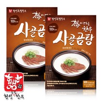 [횡성축협]횡성 한우로 만든 사골곰탕 600g x 3팩/한팩에2-3인분, 3개