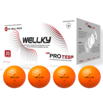 웰키 고반발 비거리 골프공 2피스 30p, 오렌지