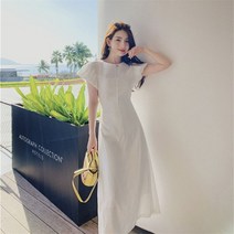 반전 화이트 비치원피스 흰색원피스