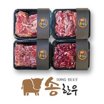 송한우 마장동 최상등급 한우1++선물세트 A 투플러스한우 등심 갈비살 살치살 갈비양지 한우선물세트, 기본포장