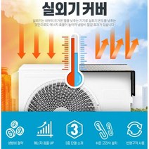 가정 냉방비절약 에어컨실외기 불연소재 덮개 단열, 상품선택_절전커버 대, 상세페이지 참조