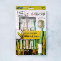 [메가마트]2080 해죽순 소금담은칫솔 4입, 1개