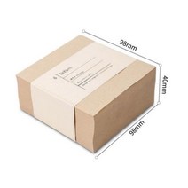 델리 메모패드 대용량 21708 400p, 크라프트, 1개-