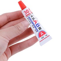 견고한 Lijm 슈퍼 Ab 302 강한 Cyanoacrylates 액체 epoxyresin 빈 고무 에폭시 금속 유리 나무 편지지 각, 한개옵션0