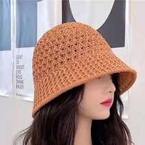 여자 여성 벙거지모자 여름 통기성 양동이 모자 챙이 넓은 환기 해변 모자 부드러운 어부 모자 야외 태양 모자 캐주얼 접이식 숙녀 모자