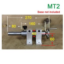 MT2/MT3 Lathe Tailstock Body Woodworking Round Bead Engring Machine Jade Wenwan Metal, 01 MT2