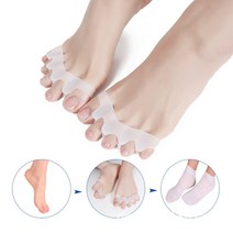 5 홀 고탄성 발가락 핑거 스트레이트너 해머 발가락 외반 외반 교정기 붕대 발가락 분리기 풋 케어 붕대, 협력사