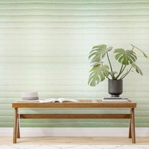 [반석컴퍼니]폼블럭 3D브릭 1mX10m 민트/두꺼운 단열벽지 결로방지 접착식 방수 단열재 곰팡이 셀프시공 도배지, 상세페이지 참조