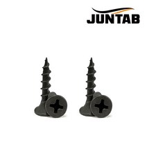 명화금속 목공피스 델타피스 목재피스 방부목 나사, 흑색, #8x75mm(300ea)