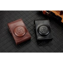 리코 GR2 GR3 GR3X 전용 카메라 케이스 파우치, [GR LOGO] 커피