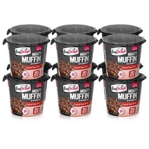 FlapJacked Mighty Muffins Chocolate Peanut Butter 플랩잭드 마이티 머핀 초콜릿 피넛 버터 55g 12팩, 1개