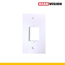 [리드비전몰] 초인종 마감판 (실버/화이트), 초인종 마감판(화이트)