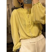 라운드카라셔츠 새는 것을 줍다 전문점 철회함 여성의류 겨울 가을 싱글 버튼 실크 벨벳 라운드넥 슬림핏 3959573994