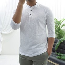 고천 20수 차이나 헨리넥 7부티셔츠