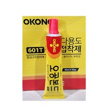 철공자 오공 다용도 강력접착제 601T 금속 플라스틱 목재 가죽 고무 도기 가죽 돌 쇠 벌크타입 30ml, 1개