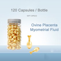 세럼Sheep Placenta Essence Capsule Facial Muscle Base Moisturizing Brightening Anti Wrinkle Fade Fin, 01 120 Capsules