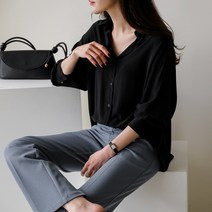 파인츠루즈핏셔츠