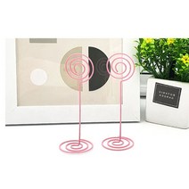 포토카드바인더 스텐딩 데스크테리어 메모 사진 폴라로이드사진 꾸미기 꽂이 네임택 명함 클립, 단일