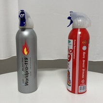 1+1 차량용소화기 스프레이소화기 휴대용소화기 국산소화기, 실버+레드