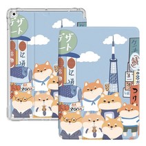iPad 보호 케이스 Air2는 Apple 2018 태블릿 2021 낙하 방지 케이스에 적합합니다. 9 실리콘 10 세대 2020 신작 2019 올 인 클루 시브 6 5 2017, (에어백 북 스타일)  차이차이 외출    강화 필름, 아이패드 에어3(10.5인치)