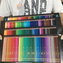 프리즈마 200색 색연필 150컬러 미술도구 유성 수성 120색 세트, 수용성 200색