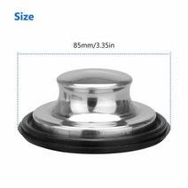 저무리 인싱크레이터용 스플래시 가드 쓰레기 스토퍼 블랙 고무 조용한 칼라 싱크 배플 처리, 05 B 1pcs