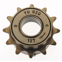 자전거 프리휠 수리 12t 치아 34mm 단일 속도 스포츠 엔터테인먼트 e56d, 노란색