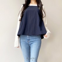 BLANC SHOP 블랑샵 이지 뷔스티에 레이어드 나시 블라우스