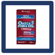 vitamin world 비타민월드 트리플 스트렝스 오메가3 피쉬오일 1360mg 120정