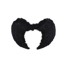 [네오텍스] 고급천사날개(중) 블랙 - 발표회의상 연극의상 천사의상 요정의상 파티소품