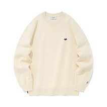 커버낫 맨투맨 티셔츠 겨울 남성 기모 웨일 크림