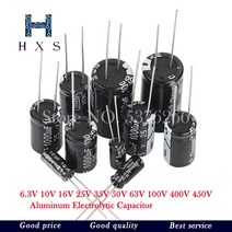 알루미늄 전해 콘덴서 6.3V 10V 16V 25V 35V 50V 47 미크로포맷 220 330 680, 74 63V 470UF 20PCS