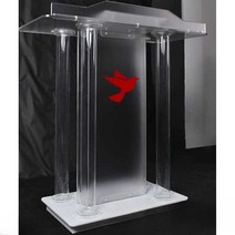 아크릴 강연대 연설대 교회 강의대 발표대 사회대, A타입 (맞춤제작 문의주세요)