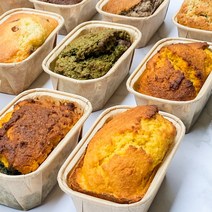 밀가루 설탕없는 저탄수 빵 식사대용 글루텐프리 건강간식 파운드케이크 15종, 3. 쑥1개+ 쑥단호박1개+단호박1개