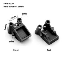 3d 인쇄 bn-220 m80pro m8q5883 gps 마운트 tpu 홀더 t 형 안테나 고정 브래킷 시트 fpv 레이싱 드론 프레임용 4 in 1, bn220 24mm 블랙