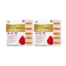네이쳐스영 레드 알티지 rTG 오메가3 1100mg 2달 4달 분, 120캡슐