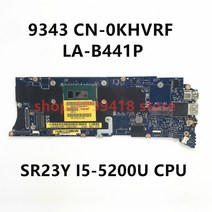 메인 보드 CN-0HKC5T DELL 9360 노트북 마더 CAZ00 LA-D841P SR2ZW I3-7100U CPU 100% 전체 작동, 한개옵션0