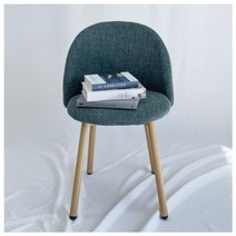 패브릭 원목 의자 인테리어 감성 홈바 식탁 화장대, 상품선택, 블루그레이