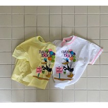 키즈티셔츠 유아 여아 남아 키즈 주니어 벌룬가이 룹바 티