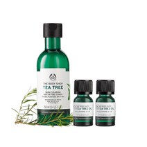 [더바디샵] 티트리 히어로 세트 (토너250ml 1개 + 오일10ml 2개), 토너250ml + 오일10ml2개, 없음