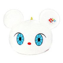 달로카 화이트 얼굴 쿠션 국산 스노우 침대 장식