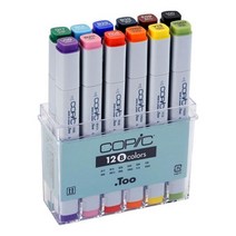 위inyim_코픽 트윈 마카 12색 BASIC 마카펜 미술 세트 디자이너 학생 그림 디자인 건축가♥inyim, ♥inyouinme