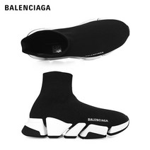 [발렌시아가 BALENCIAGA] 617239 W1702 1015 스피드러너 2.0 남성 스니커즈 블랙