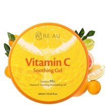리아유 모이스춰 바디 진정 쿨링 보습 수딩젤 알로에 비타민C 그린티 95% RE:AU Soothing Gel Aloe Vitamin C Green tea, 알로에 Aloe