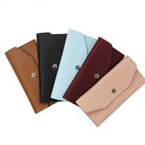 올곧음 용돈지갑 설날 명절 가죽 돈 봉투 고급스러운 상품권 선물지갑 새배돈 세배돈봉투, 브라운